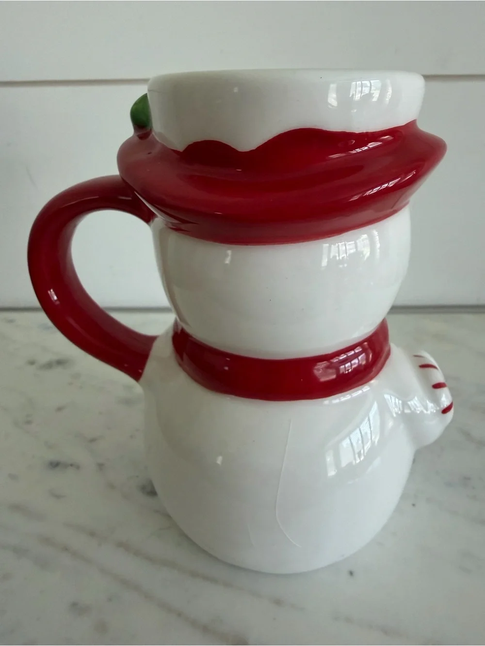 Pottery Barn Snowman Mug